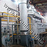Промышленная конвейерная печь для термообработки торсионных валов и пружин