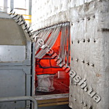 Промышленная специализированная толкательная газовая печь для термообработки вагонного литья